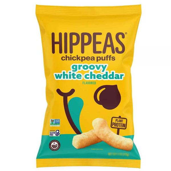 Hippeas Organic Chickpea Puff Groovy White Cheddar