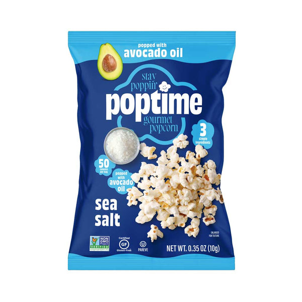 Poptime Gourmet Popcorn Sea Salt