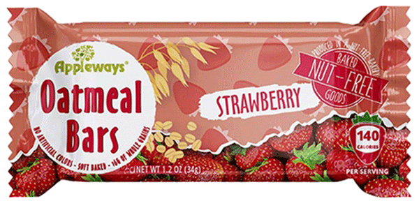 Appleways Strawberry Oatmeal Bar