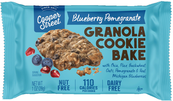 Cooper Street Granola Cookie Bakes Blueberry Pomegranate