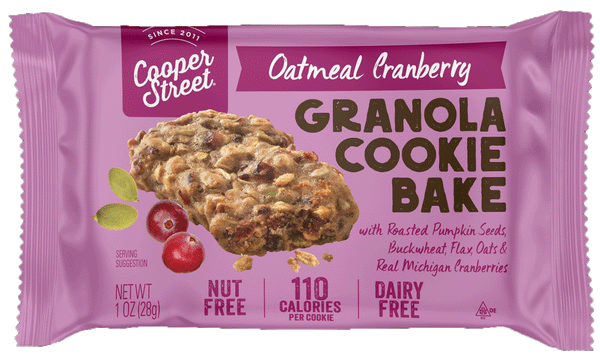 Cooper Street Granola Cookie Bakes Oatmeal Cranberry
