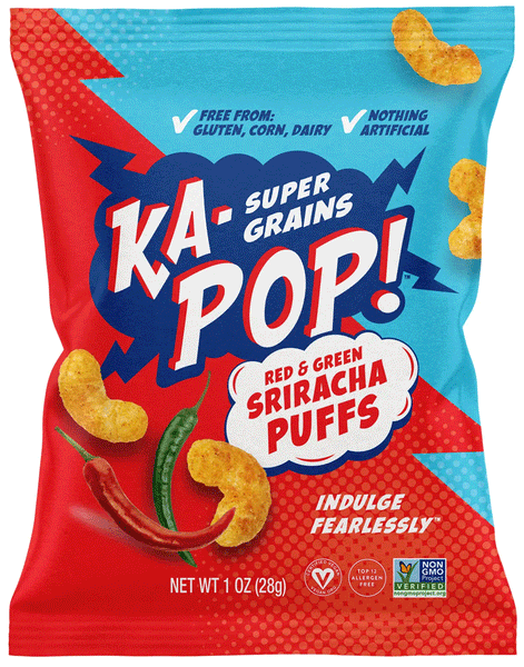 Ka-Pop Red & Green Sriracha Puffs