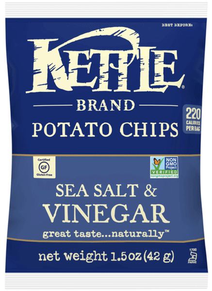 Kettle Brand Potato Chips Sea Salt & Vinegar