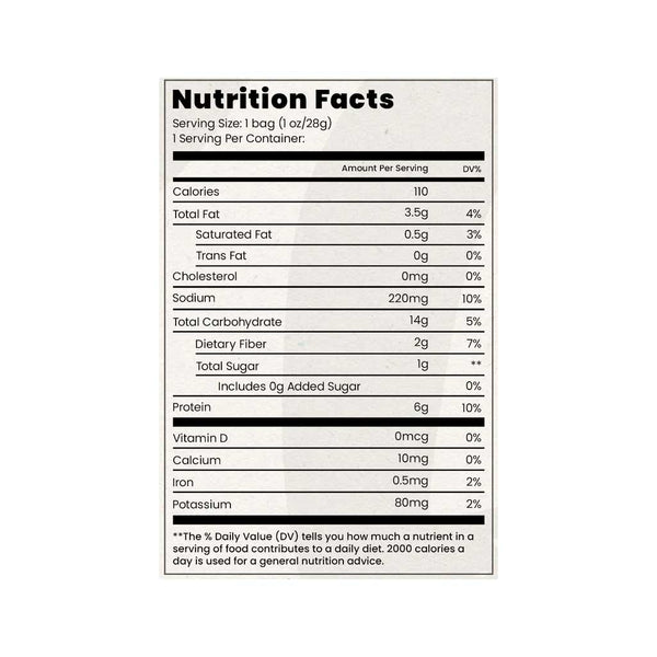 Kibo Chickpea Chips Himalayan Salt