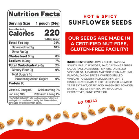 Blake's Sunflower Seeds Hot & Spicy