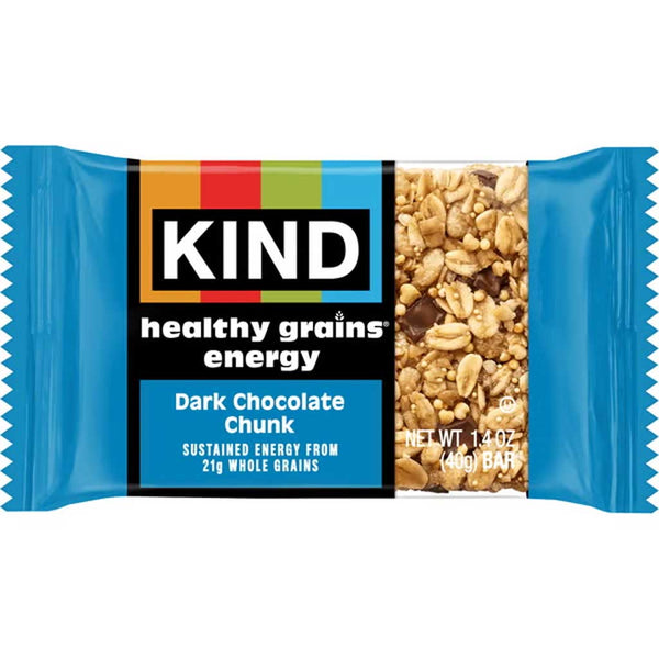 KIND Dark Chocolate Chunk Healthy Grains Energy Bar