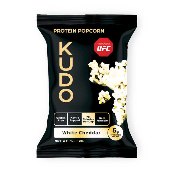 KUDO Protein Popcorn White Cheddar