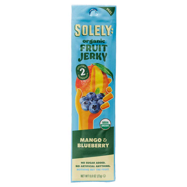 Solgey Solely Organic Mango & Blueberry Fruit Jerky For The Office