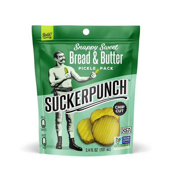 SuckerPunch Snappy Sweet Bread & Butter Pickle Pack
