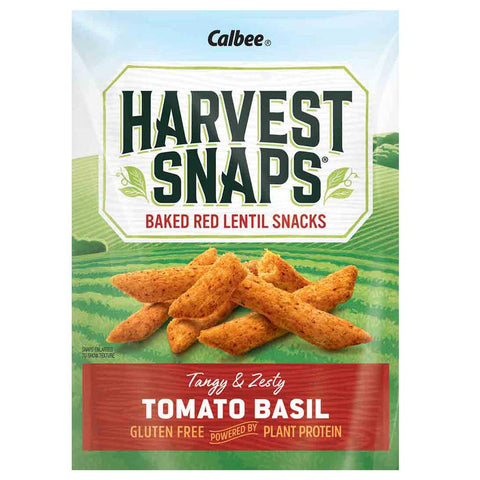 Harvest Snaps Baked Red Lentil Snacks Tomato Basil