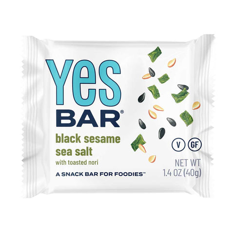 YES Bar Black Sesame Sea Salt