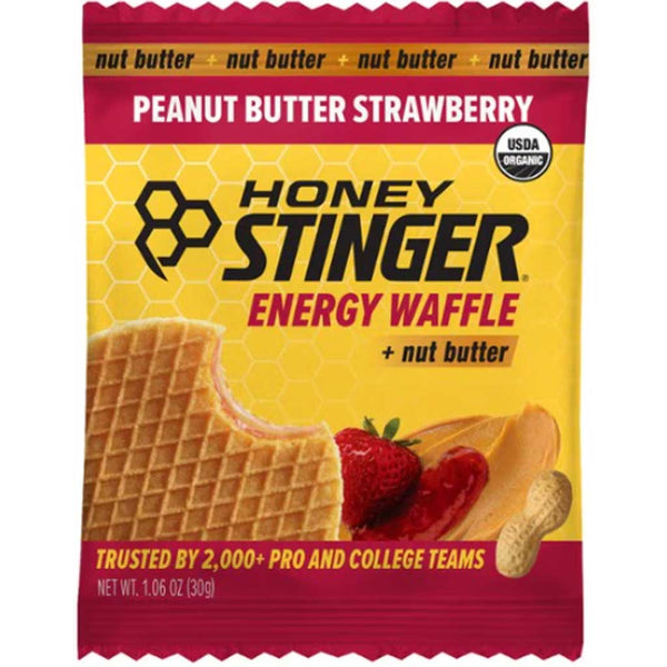 Honey Stinger Energy Waffle + Nut Butter Peanut Butter Strawberry