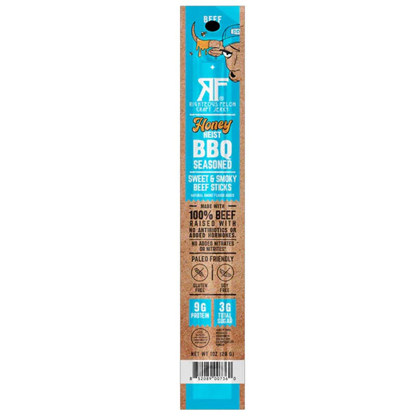 Righteous Felon Honey Heist BBQ Seasoned Beef Sticks