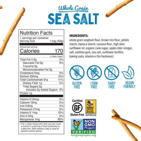 Quinn Pretzels Classic Sea Salt