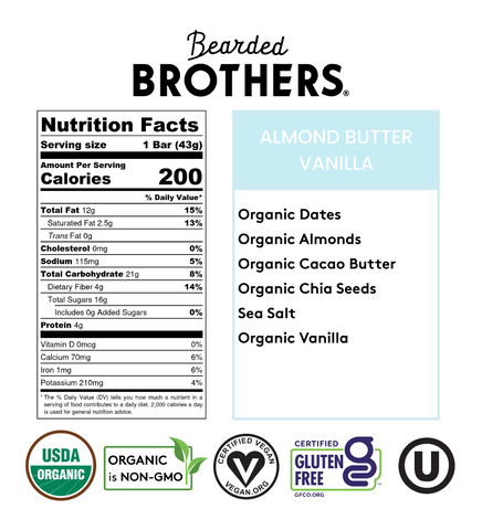 Bearded Brothers Almond Butter Vanilla