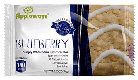 Appleways Blueberry Oatmeal Bar