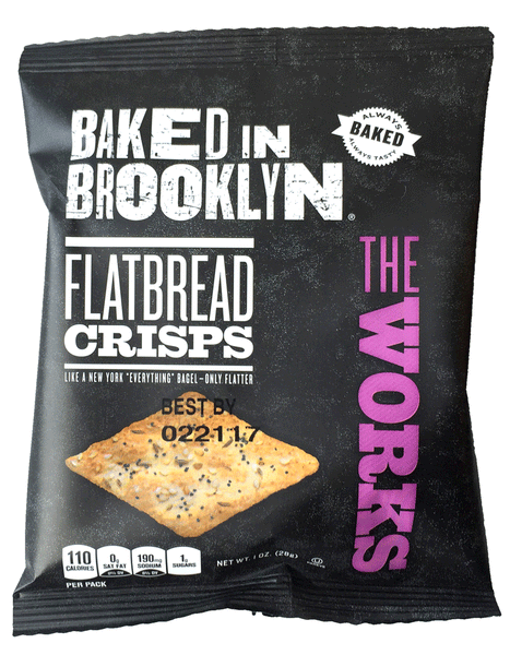 Baked in Brooklyn Flatbread Crisps The Works