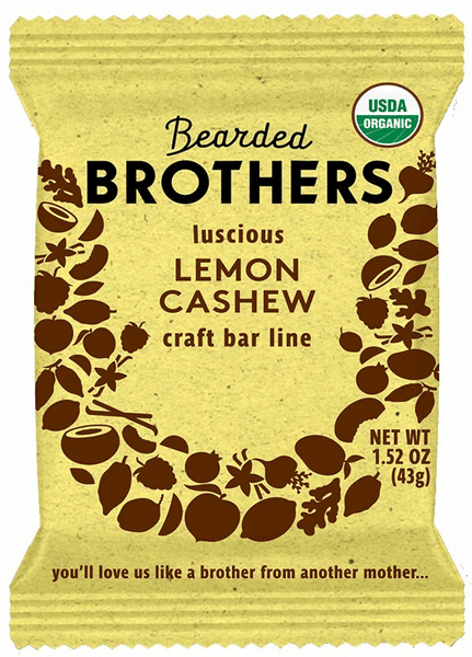 Bearded Brother Lucious Lemon Cashew Food Bar