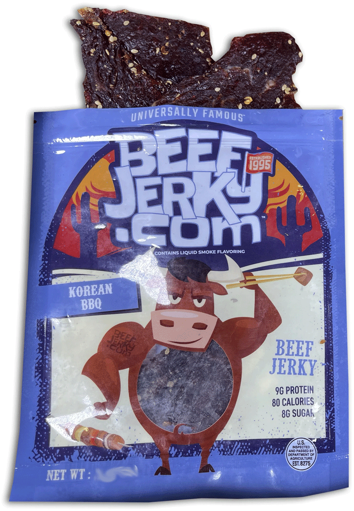 Job Korean BBQ Beef Snack Jerky a the for on Quick Jerky Beef