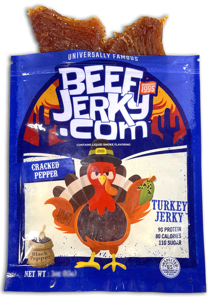 Beef Jerky Cracked Pepper Turkey Jerky