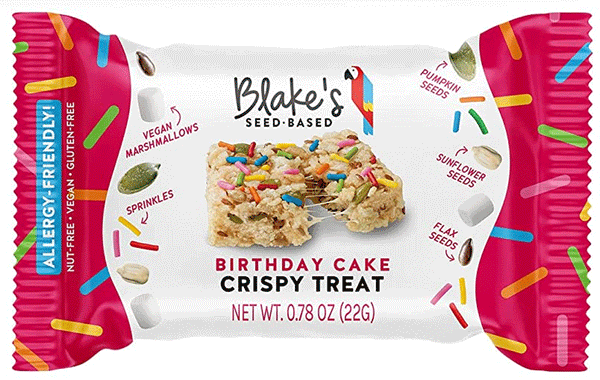 Blake's Seed-Based Rice Crispy Treat Birthday Cake