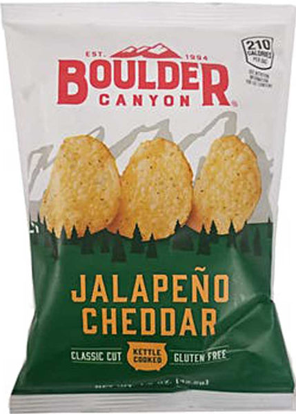 Boulder Canyon Jalapeno Cheddar Kettle Cooked Potato Chips