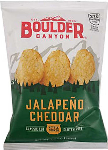 Boulder Canyon Jalapeno Cheddar Kettle Cooked Potato Chips