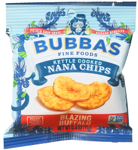 Bubba's Kettle Cooked 'Nana Chips Blazing Buffalo