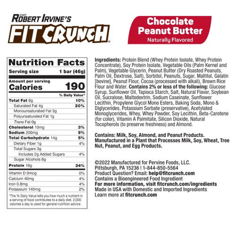 Fit Crunch Chocolate Peanut Butter by Chef Robert Irvine