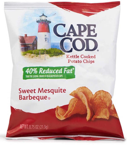 Cape Cod Sweet Mesquite Barbeque Kettle Chips Reduced Fat