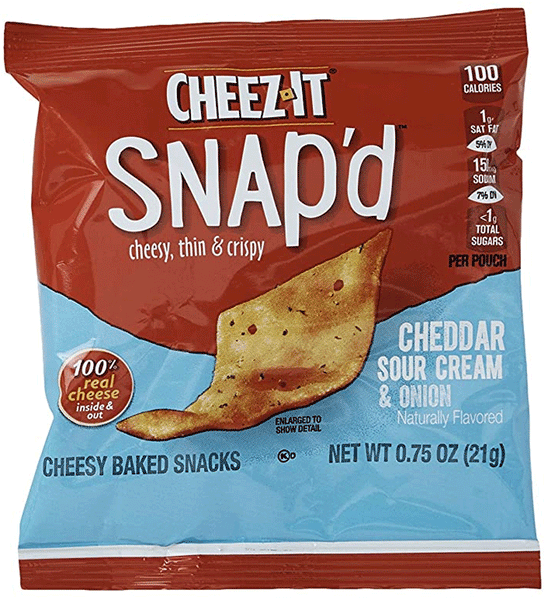 Cheez-It Snap'd Cheddar Sour Cream & Onion Crackers