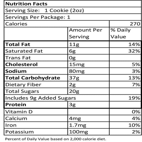 The Cookie Department Chocolate Chip Nookie Classic Chocolate Chip