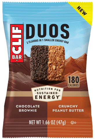 Clif Bar Duos Chocolate Brownie Crunchy Peanut Butter
