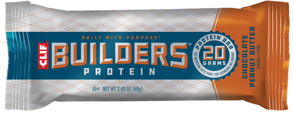 Clif Bar Chocolate Peanut Butter Builder's Protein Bar for Office Snacks