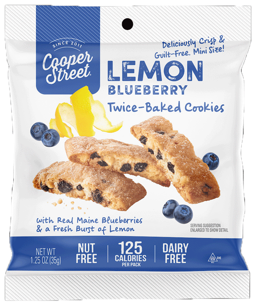 Cooper Street Twice-Baked Cookies Lemon Blueberry