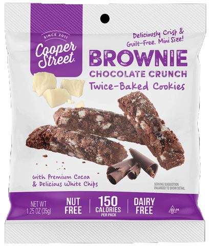 Cooper Street Twice-Baked Cookies Brownie Chocolate Crunch