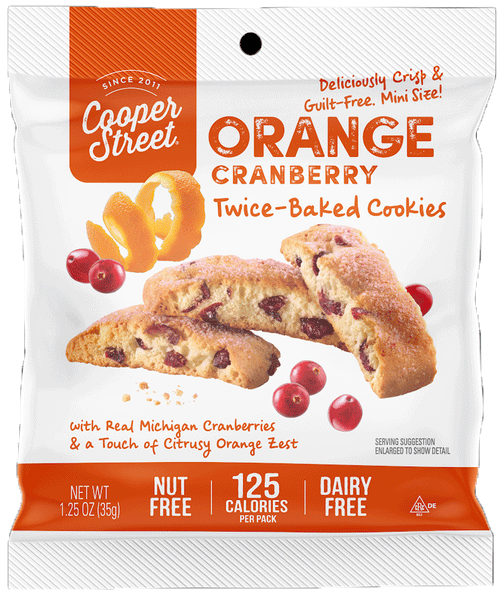 Cooper Street Twice-Baked Cookies Orange Cranberry