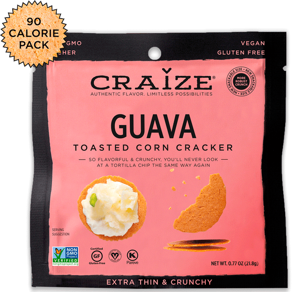 Craize Guava Toasted Corn Cracker