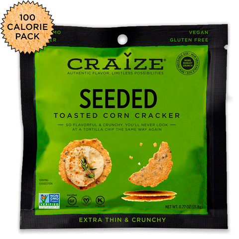 Craize Seeded Toasted Corn Cracker