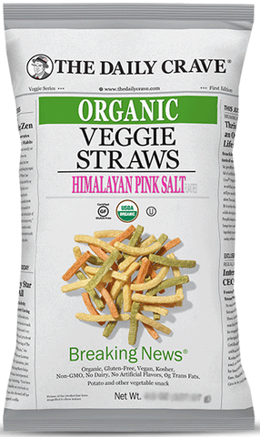 The Daily Crave Veggie Straws Himalayan Pink Salt