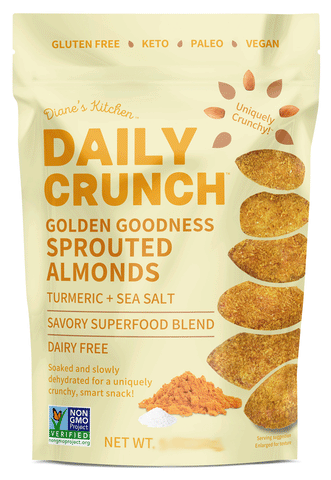 Daily Crunch Sprouted Almonds Golden Goodness