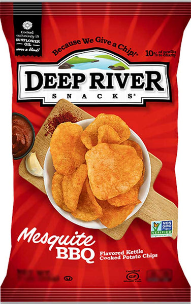 Deep River Mesquite BBQ Kettle Cooked Potato Chips