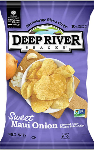 Deep River Sweet Maui Onion Kettle Cooked Potato Chips