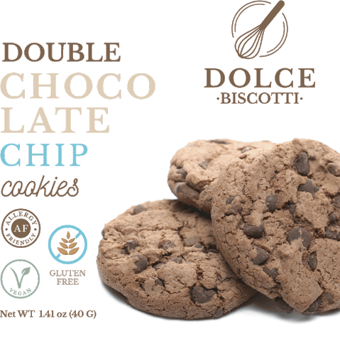 Dolce Biscotti Double Chocolate Chip Cookie