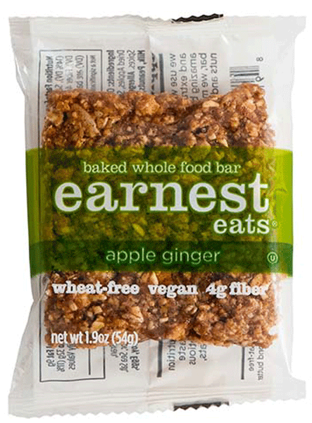 Earnest Eats Baked Whole Food Bar Apple Ginger