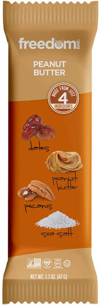 Freedom Snack Freedom Bar Peanut Butter to Up Your Snack Game at Work or On the Move