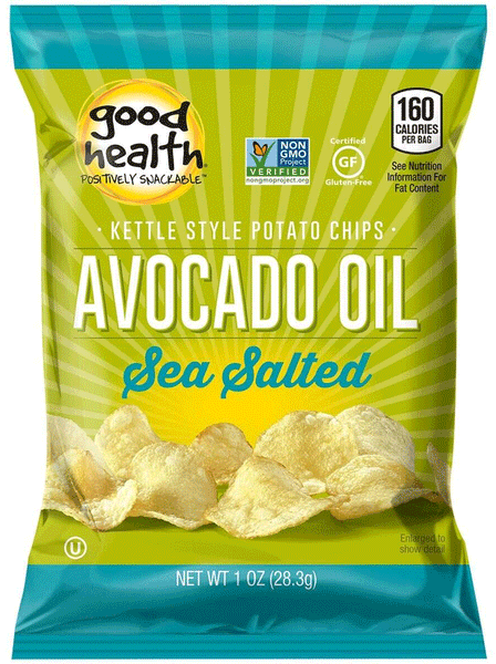 Good Health Avocado Oil Sea Salted Kettle Style Chip