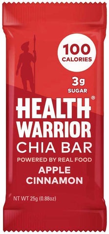 Health Warrior Apple Cinnamon Chia Bar
