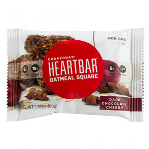 Heartbar Dark Chocolate Cherry Oatmeal Square