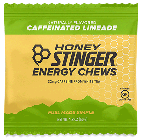 Honey Stinger Organic Energy Chews Caffeinated Lime-Ade